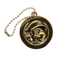 Super Mario coin metal keychain Mario