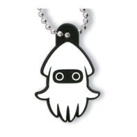 Super Mario rubber mascot keychain Blooper