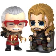 Thor Ragnarok cosbaby mini figuren set Stan Lee & Thor