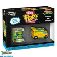 TMNT Bitty Pop! Rides Leonardo and Turtle van