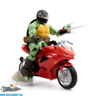 amsterdam-retro-speelgoed-te koop-TMNT IDW comics actiefiguur Raphael with Motorcycle