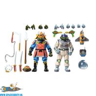 TMNT Turtles actiefiguren Samurai Adventure Michelangelo en Space Adventure Donatello
