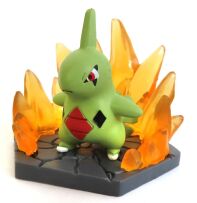 Pokemon Diorama collect Fairy & Rock Larvitar
