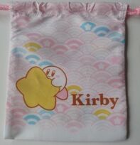 Kirby of the Stars drawstring tasje roze Kirby ster