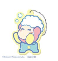 Kirby Sweet Dreams rubber keychain Bubbly Waddle Dee