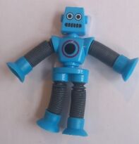 Robotje blauw met zuignapje