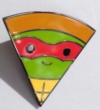 TMNT pizza slice pin Raphael