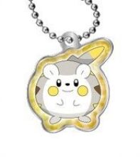 Pokemon Sun and Moon metal keychain Togedemaru
