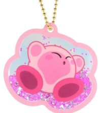 Kirby of the Stars acryl sleutelhanger glitter Kirby