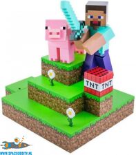 amsterdam-games-merch-winkel-Minecraft Steve diorama lamp