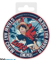One Piece onderzetter / coaster Luffy van keramiek
