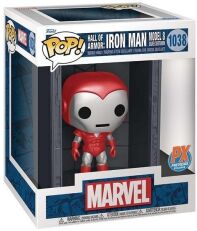 amsterdam-funko-toy-store-nederland-te koop-Pop! Deluxe vinyl figuur Iron Man Hall of Armor model 8 silver centurion