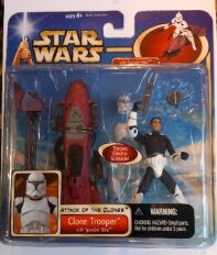 Star Wars actiefiguur Clone Trooper with Speeder Bike