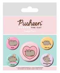 Pusheen badge pack Nah