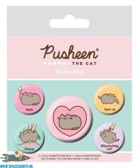 Pusheen badge pack Nah
