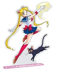 Sailor Moon acryl XXL Sailor Moon met Luna