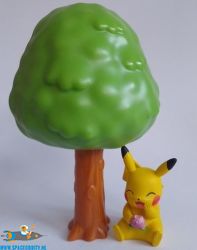 Pokemon in the Forest mascot serie Pikachu