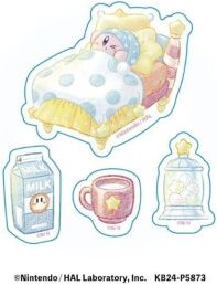 Kirby Happy Morning Die-cut mini stickers set 1 Good morning