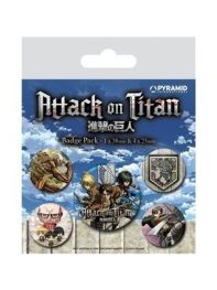 Attack on Titan badge pack S3