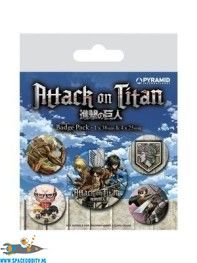 Attack on Titan badge pack S3