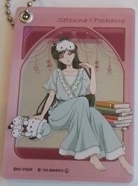 Sailor Moon sleutelhanger spiegel Sailor Pluto and Pochacco