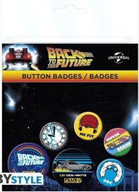 Back to the Future badge pack