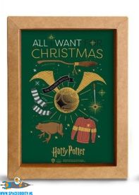 Harry Potter Christmas decoration kraft frame Golden Snitch