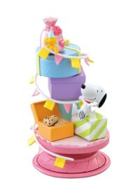 Snoopy Re-Ment Spiral Diorama #4 Present Box