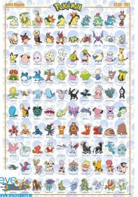 Pokemon poster Johto region