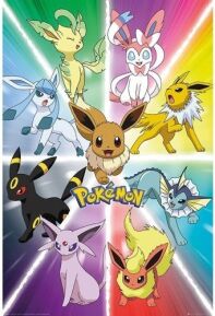 Pokemon poster Eevee evolutions