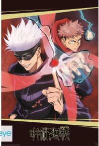 Jujutsu Kaisen poster Itadori & Gojo