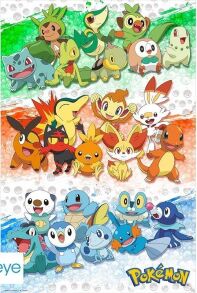 Pokemon poster First partners