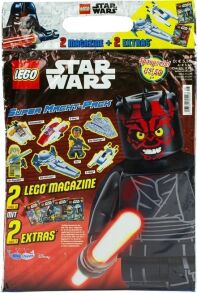 Star Wars Lego blind bag met 2 magazines en 2 Lego extra's (Darth Maul cover)