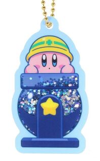 Kirby of the Stars acryl sleutelhanger glitter Kirby Taiho