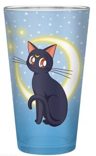 Sailor Moon drinkglas Luna & Artemis