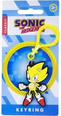 Sonic The Hedgehog keychain Super Sonic