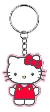 Sanrio rubber keychain Hello Kitty