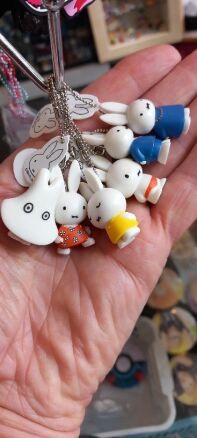 Nijntje mascot keychain set van 5