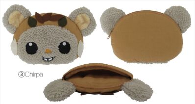 Star Wars pluche pouch Ewok Chirpa