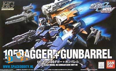 te koop, anime, winkel, nederland, Gundam Seed MSV 06 105 Dagger + Gunbarrel