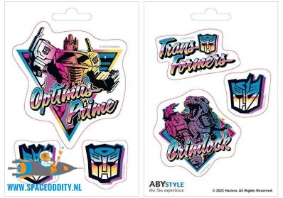 Transformers stickers space oddity amsterdam