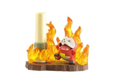 Pokemon Re-Ment Battle on Desk #2 Fuecoco