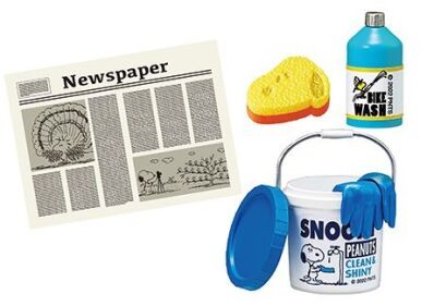 Snoopy Re-Ment Garage #8 Cleaning Tools