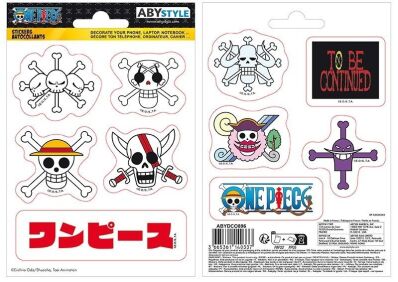 One Piece stickers Emperors Skulls