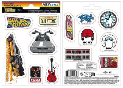 Back to the Future stickers
