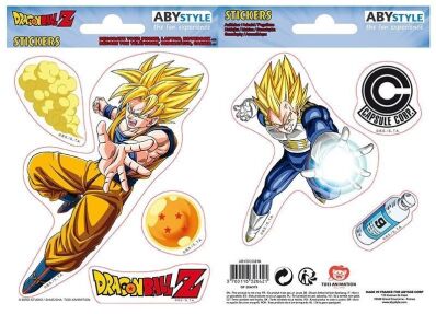 Dragon Ball Z stickers Goku & Vegeta