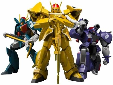 amsterdam-anime-rretro-speelgoed-winkel-Blue Comet SPT Layzner vol.2 super mini pla set van 3 doosjes