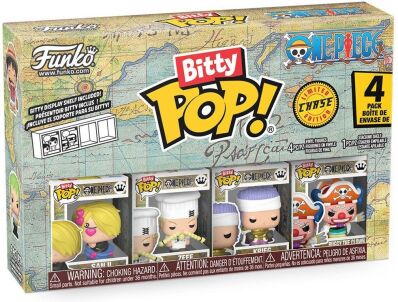 One Piece Bitty Pop! 4 pack Sanji (versie Buggy the Clown)