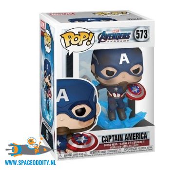 funko-amsterdam-speelgoed-Pop! Marvel vinyl bobble-head Captain America with broken shield (573)