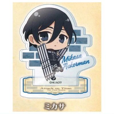 Attack on Titan mini acryl figuur Mikasa Ackerman space oddity amsterdam